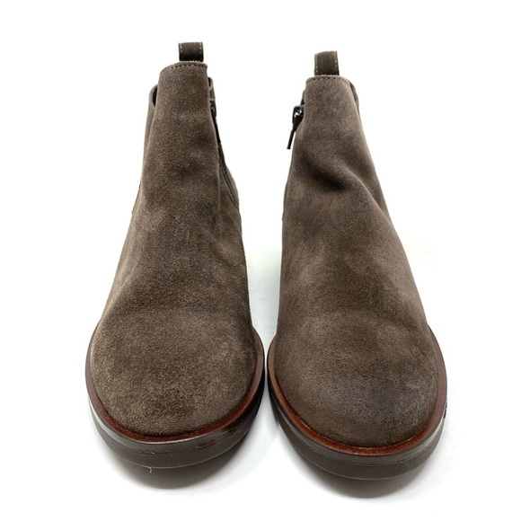 Clarks Women's Memi Zip Ankle BootTaupe Suede - Picture 3 of 7